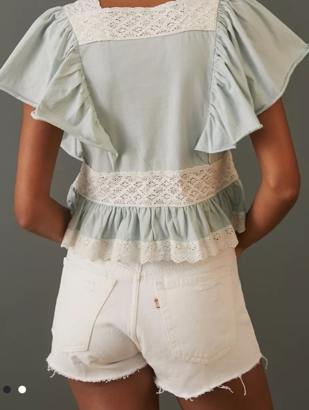 Anthropologie Delicate Babydoll Blouse - Picture 12 of 12